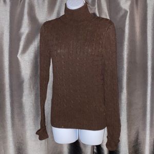 GAP Cable Knit Turtleneck Sweater